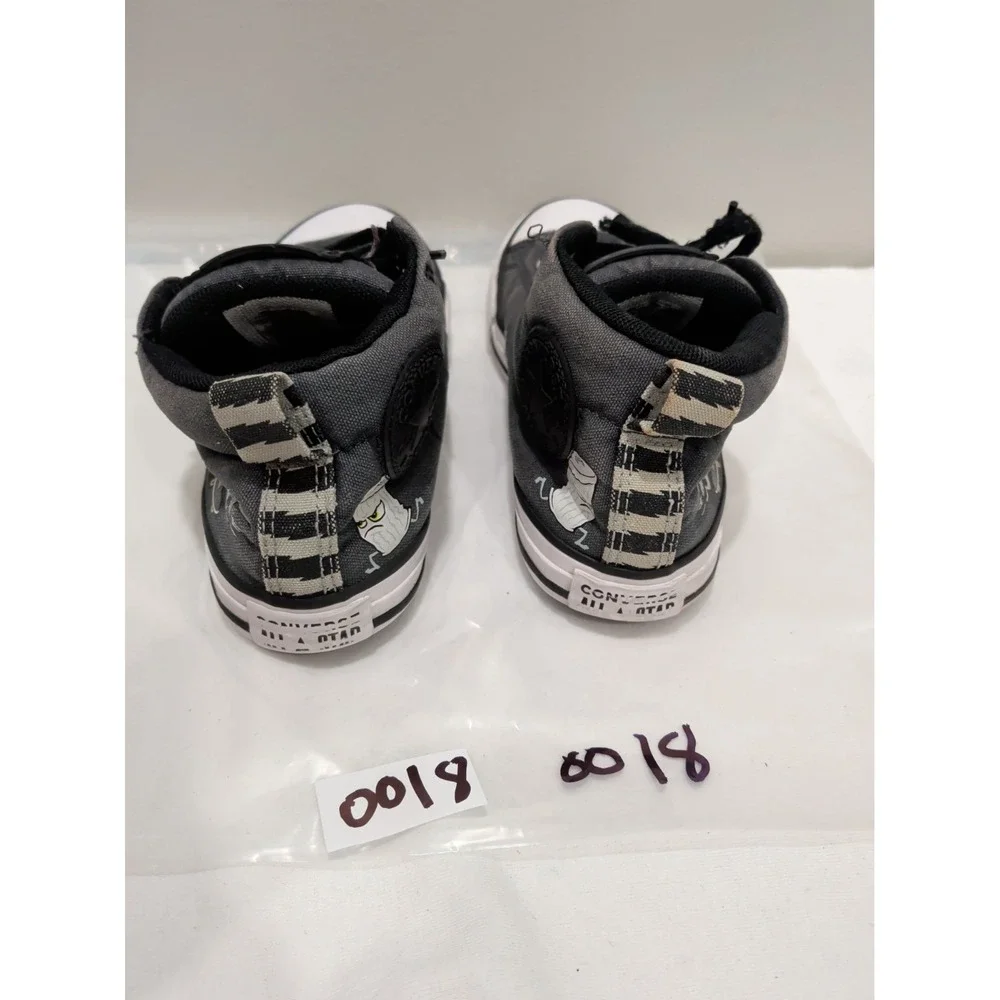 Converse Chuck Taylor All Star Street Shoes, Grey/Black, 660041F, Junior Size 3